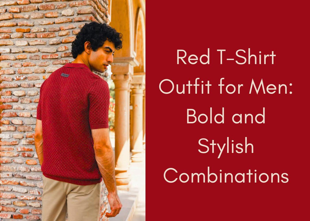 Red T-Shirt Outfit for Men: Bold and Stylish Combinations