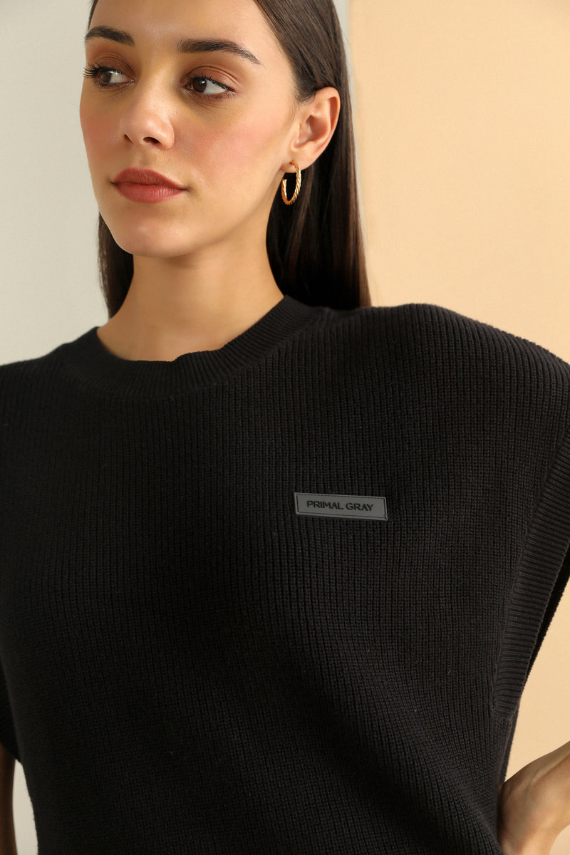 Black Pine Knit Sweater main image 1