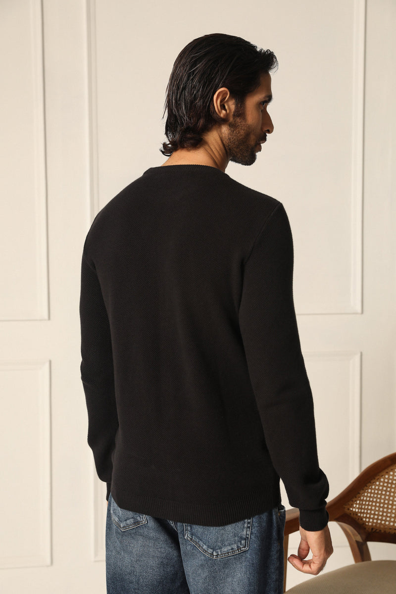 Men's Classic Sweater in Black [Stylish & Comfortable]